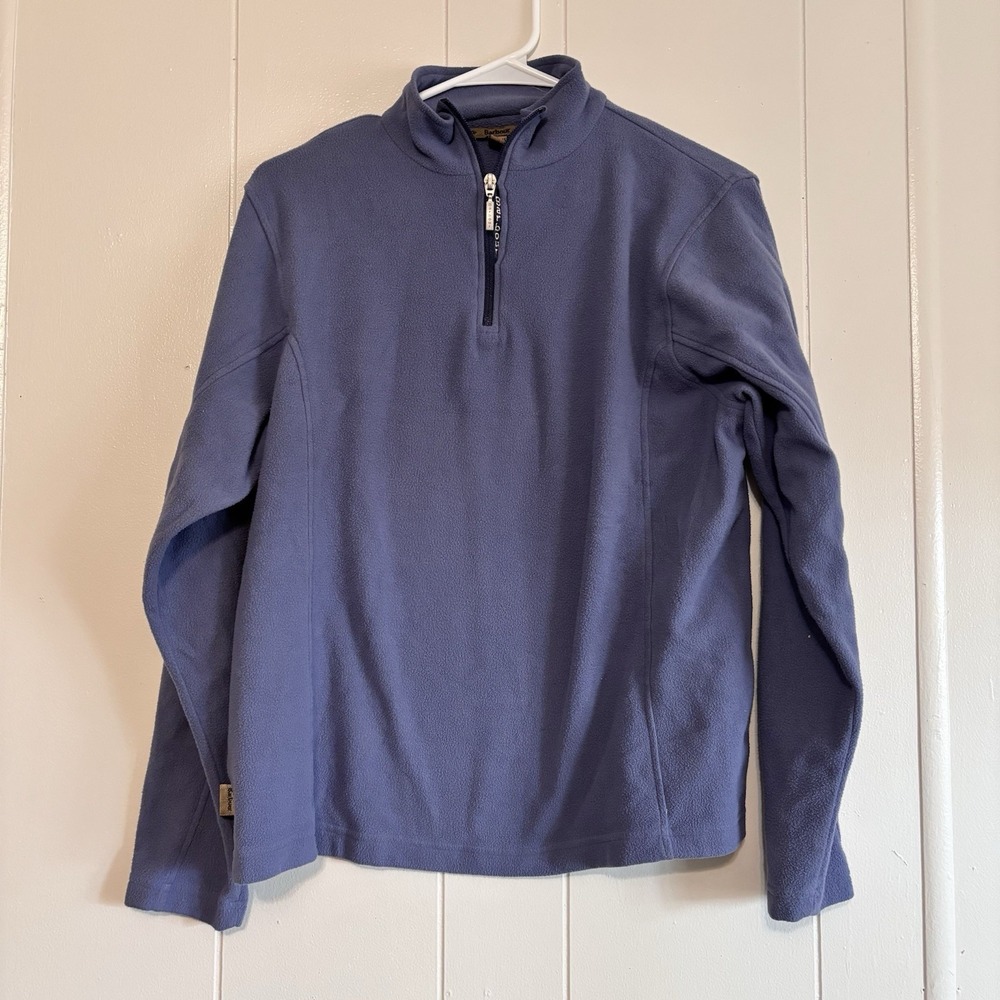 Barbour Quarter‎ Zip Fleece Size 12 / Large Periwinkle